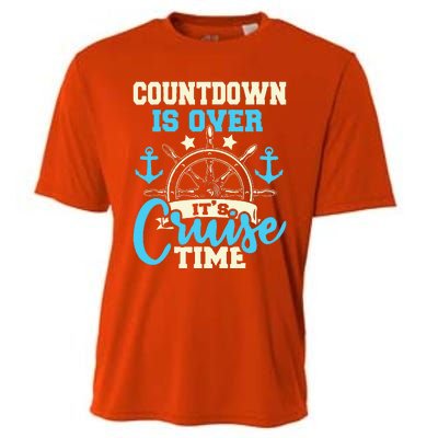 Countdown Is Over Its Cruise Time Cruising Lover Cruiser Cooling Performance Crew T-Shirt