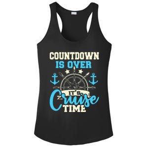 Countdown Is Over Its Cruise Time Cruising Lover Cruiser Ladies PosiCharge Competitor Racerback Tank