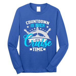 Countdown Is Over Its Cruise Time Summer Matching Cruise Gift Long Sleeve Shirt