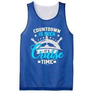 Countdown Is Over Its Cruise Time Summer Matching Cruise Gift Mesh Reversible Basketball Jersey Tank