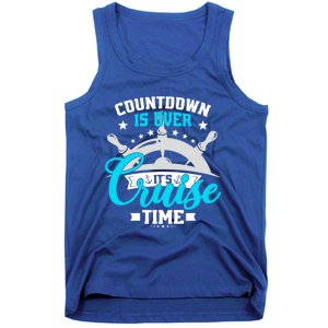 Countdown Is Over Its Cruise Time Summer Matching Cruise Gift Tank Top