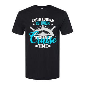 Countdown Is Over Its Cruise Time Summer Matching Cruise Gift Softstyle CVC T-Shirt