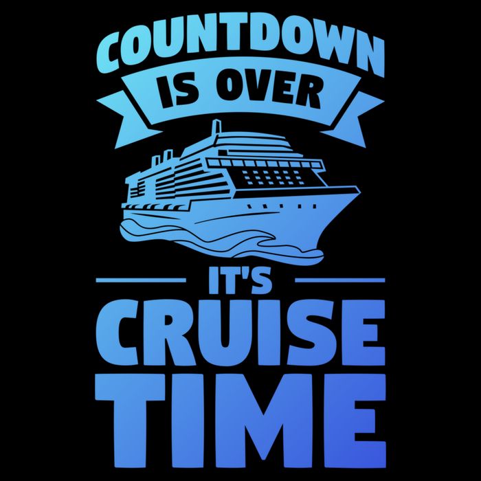Countdown Is Over Its Cruise Time Vacation Gift Cooling Performance Crew T-Shirt