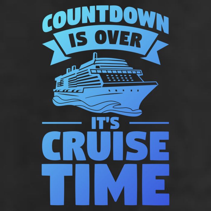 Countdown Is Over Its Cruise Time Vacation Gift Adult Drive Performance Visor