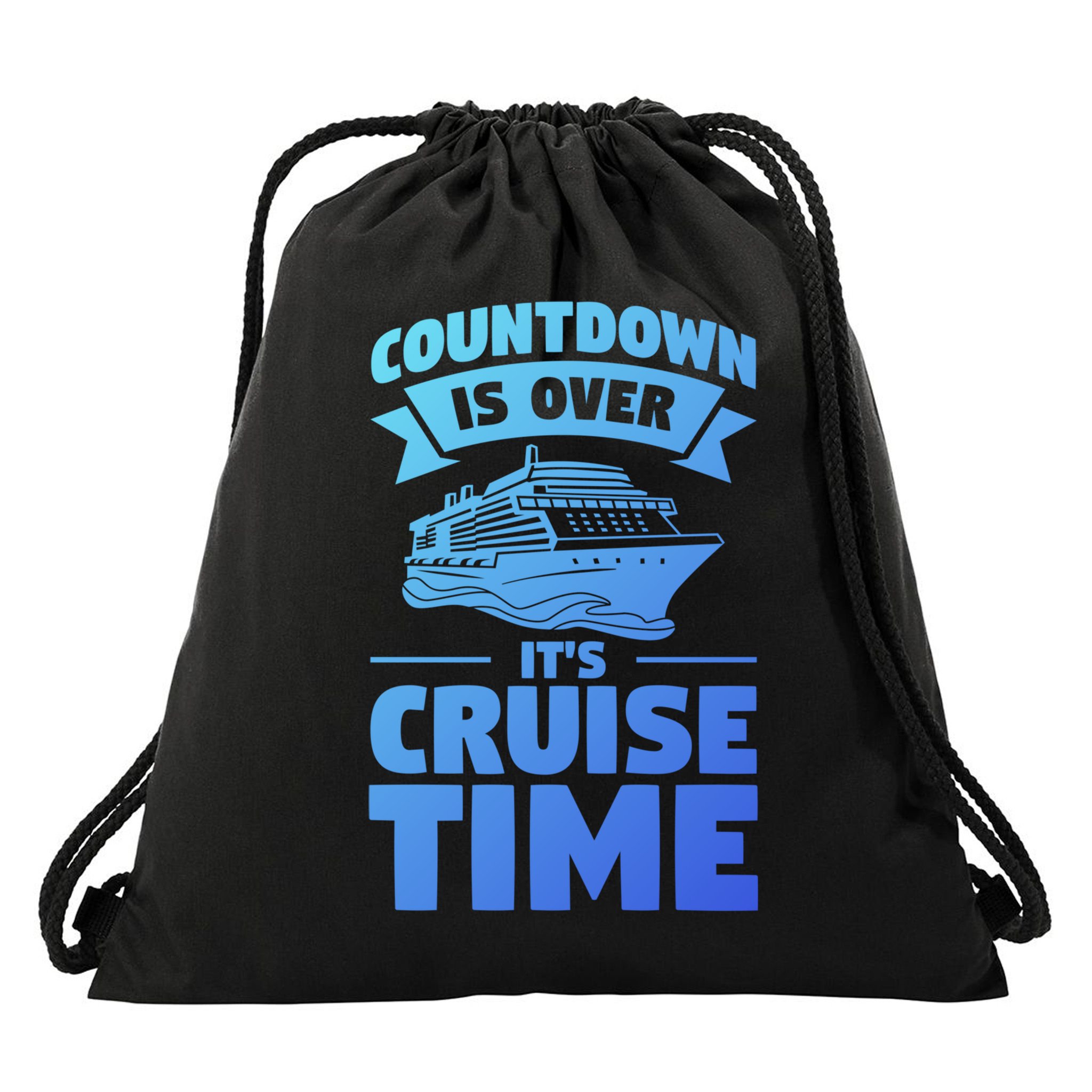 Countdown Is Over Its Cruise Time Vacation Gift Drawstring Bag