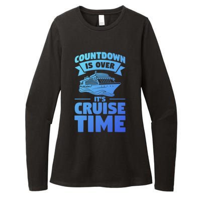 Countdown Is Over Its Cruise Time Vacation Gift Womens CVC Long Sleeve Shirt