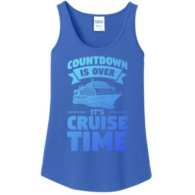 Countdown Is Over Its Cruise Time Vacation Gift Ladies Essential Tank