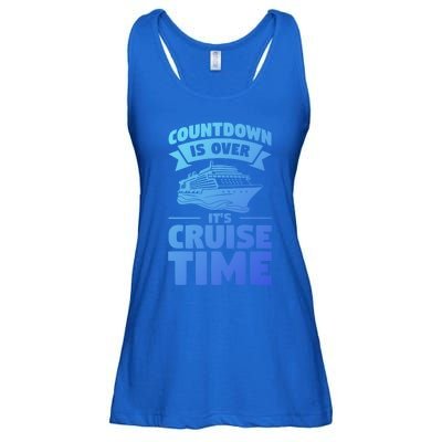 Countdown Is Over Its Cruise Time Vacation Gift Ladies Essential Flowy Tank