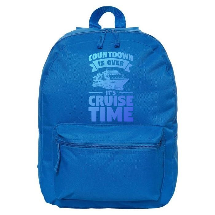 Countdown Is Over Its Cruise Time Vacation Gift 16 in Basic Backpack