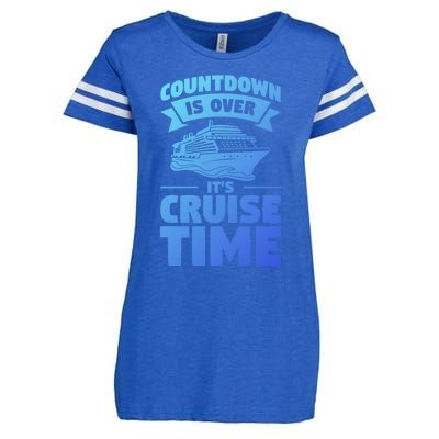 Countdown Is Over Its Cruise Time Vacation Gift Enza Ladies Jersey Football T-Shirt