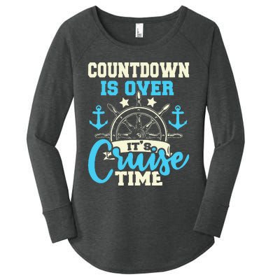 Countdown Is Over Its Cruise Time Cruising Lover Cruiser Women's Perfect Tri Tunic Long Sleeve Shirt