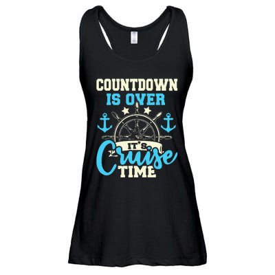 Countdown Is Over Its Cruise Time Cruising Lover Cruiser Ladies Essential Flowy Tank