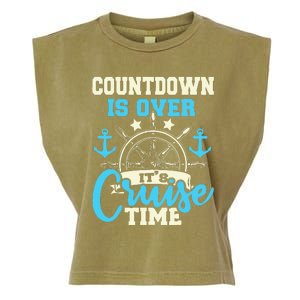 Countdown Is Over Its Cruise Time Cruising Lover Cruiser Garment-Dyed Women's Muscle Tee