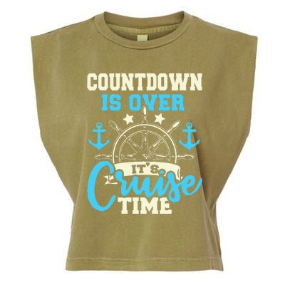 Countdown Is Over Its Cruise Time Cruising Lover Cruiser Garment-Dyed Women's Muscle Tee