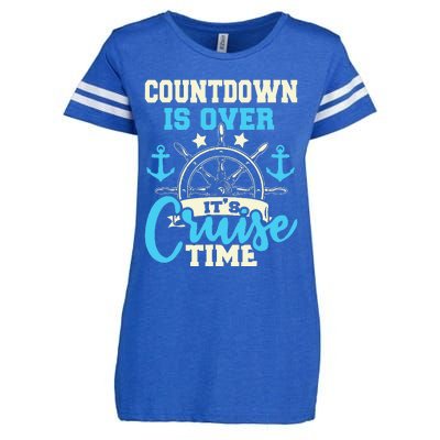 Countdown Is Over Its Cruise Time Cruising Lover Cruiser Enza Ladies Jersey Football T-Shirt