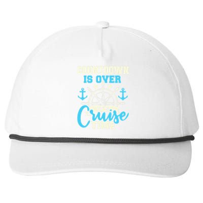 Countdown Is Over It's Cruise Time Cruising Lover Snapback Five-Panel Rope Hat