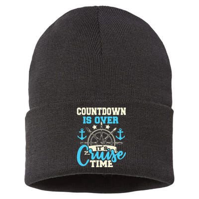 Countdown Is Over It's Cruise Time Cruising Lover Sustainable Knit Beanie