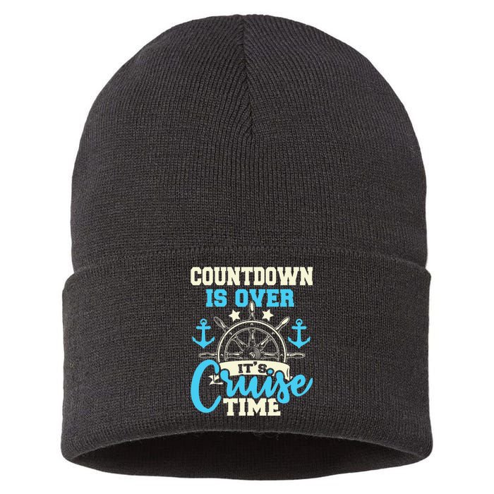 Countdown Is Over It's Cruise Time Cruising Lover Sustainable Knit Beanie