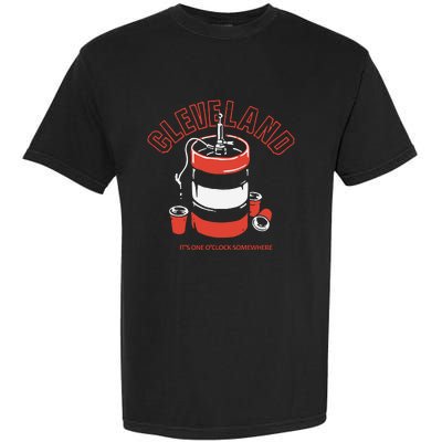 Cleveland It’s One O’clock Somewhere Garment-Dyed Heavyweight T-Shirt