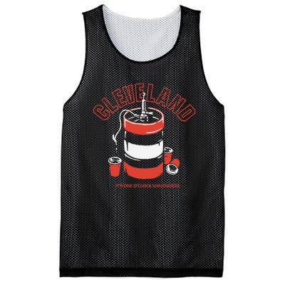 Cleveland It’s One O’clock Somewhere Mesh Reversible Basketball Jersey Tank