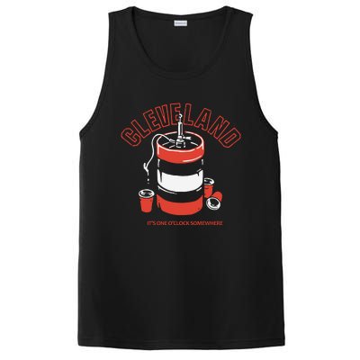 Cleveland It’s One O’clock Somewhere PosiCharge Competitor Tank