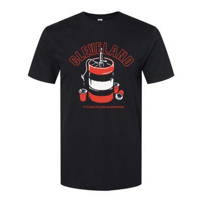 Cleveland It’s One O’clock Somewhere Softstyle CVC T-Shirt