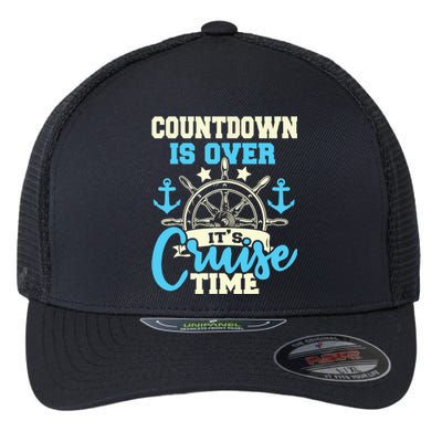 Countdown Is Over Its Cruise Time Cruising Lover Cruiser Flexfit Unipanel Trucker Cap