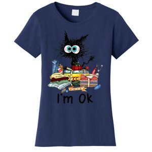 Cats I'm Ok Funny Quilting Love Cats Women's T-Shirt