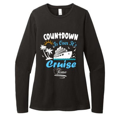 Countdown Is Over ItS Cruise Time Family Cruise Womens CVC Long Sleeve Shirt