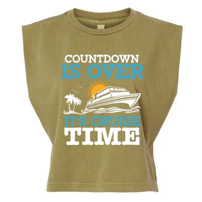 Countdown Is Over Its Cruise Time Cruising Lover Cruiser Garment-Dyed Women's Muscle Tee