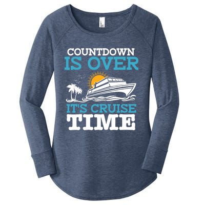 Countdown Is Over Its Cruise Time Cruising Lover Cruiser Women's Perfect Tri Tunic Long Sleeve Shirt