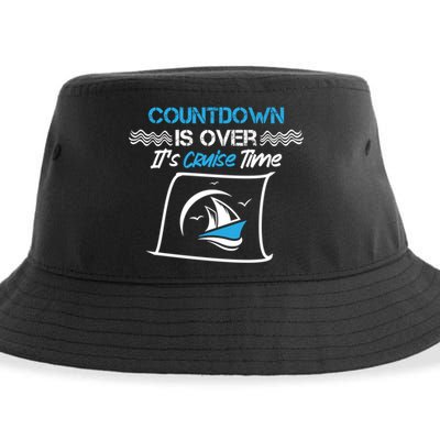 Countdown Is Over Its Cruise Time Critic Chef Gift Sustainable Bucket Hat