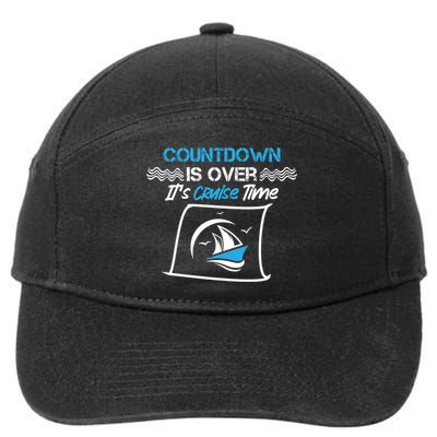 Countdown Is Over Its Cruise Time Critic Chef Gift 7-Panel Snapback Hat