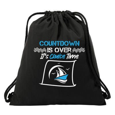 Countdown Is Over Its Cruise Time Critic Chef Gift Drawstring Bag