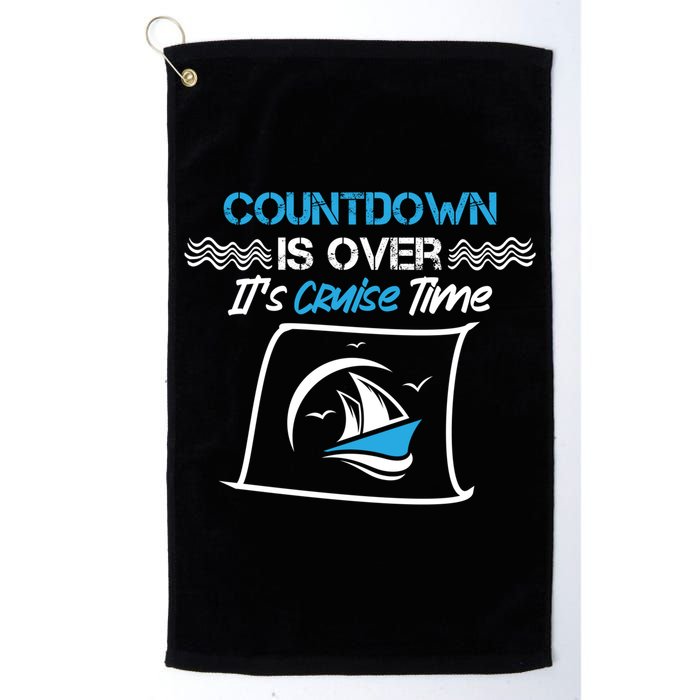 Countdown Is Over Its Cruise Time Critic Chef Gift Golf Towel