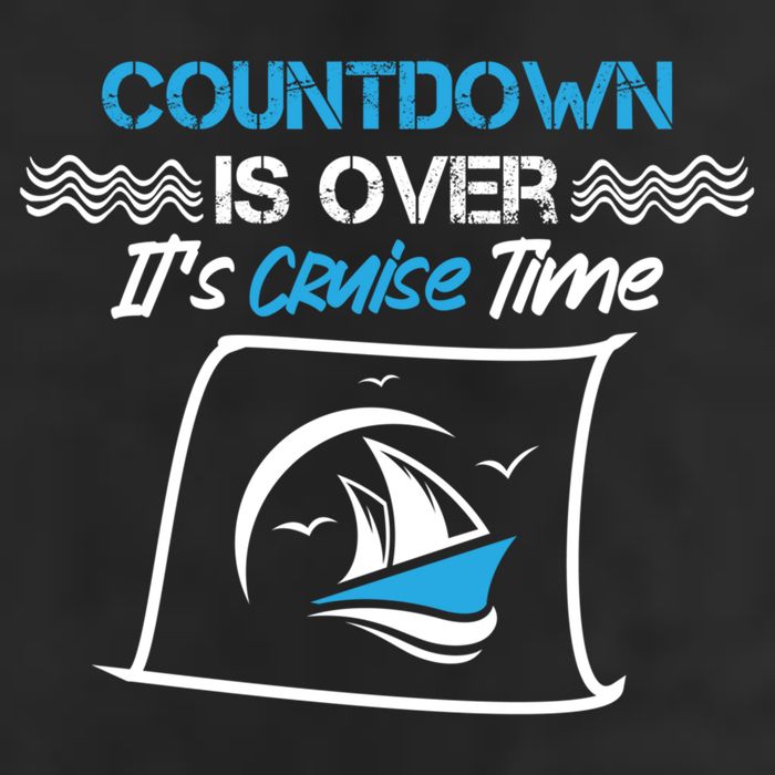 Countdown Is Over Its Cruise Time Critic Chef Gift Golf Towel