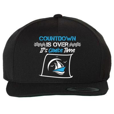 Countdown Is Over Its Cruise Time Critic Chef Gift Wool Snapback Cap