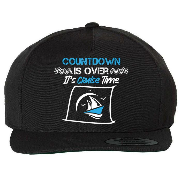 Countdown Is Over Its Cruise Time Critic Chef Gift Wool Snapback Cap