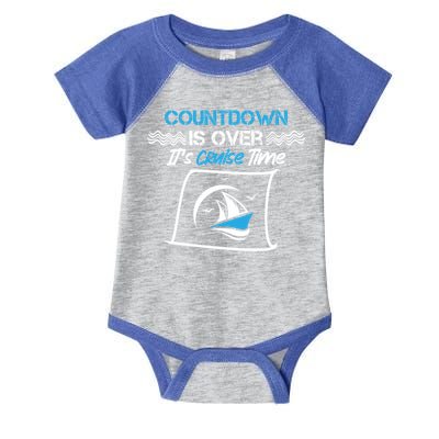 Countdown Is Over Its Cruise Time Critic Chef Gift Infant Baby Jersey Bodysuit