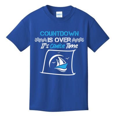 Countdown Is Over Its Cruise Time Critic Chef Gift Kids T-Shirt