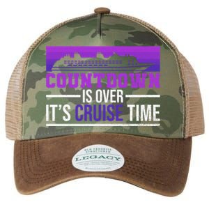 Countdown Is Over Its Cruise Time Cruising Family Cruise Funny Gift Legacy Tie Dye Trucker Hat