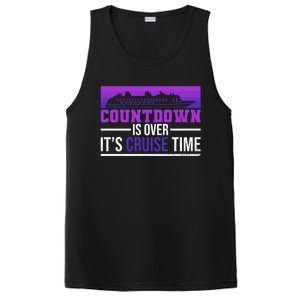 Countdown Is Over Its Cruise Time Cruising Family Cruise Funny Gift PosiCharge Competitor Tank