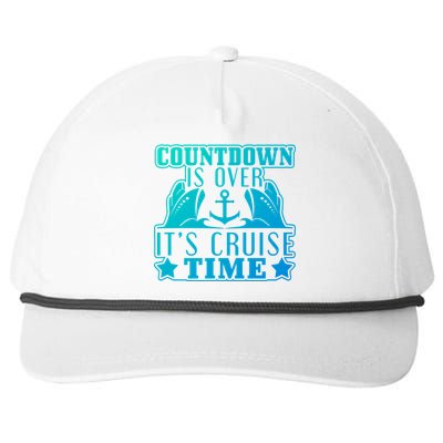 Countdown Is Over Its Cruise Time Holiday Gift Snapback Five-Panel Rope Hat