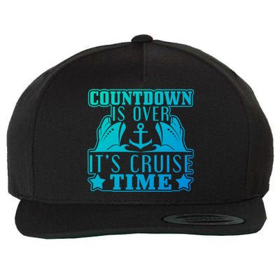 Countdown Is Over Its Cruise Time Holiday Gift Wool Snapback Cap