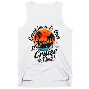 Countdown Is Over ItS Cruise Time Family Cruising Couples Tank Top