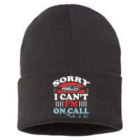 CanT IM On Call Funny Tow Truck Driver Gift Design Sustainable Knit Beanie