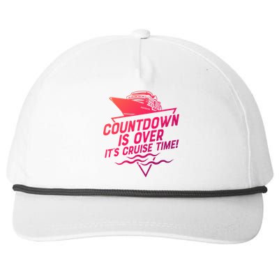 Countdown Is Over Its Cruise Time Cool Gift Snapback Five-Panel Rope Hat