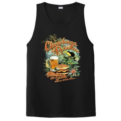 Cheeseburger In ParadiseHeaven On Earth PosiCharge Competitor Tank