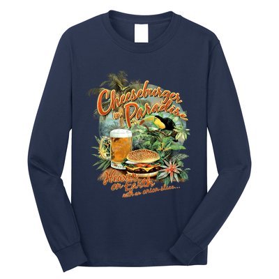 Cheeseburger In ParadiseHeaven On Earth Long Sleeve Shirt