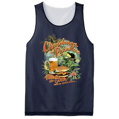 Cheeseburger In ParadiseHeaven On Earth Mesh Reversible Basketball Jersey Tank